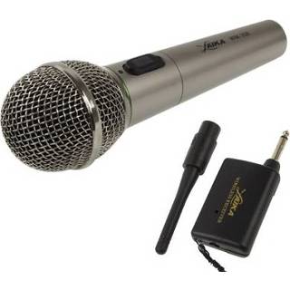 👉 Bedrade microfoon Handheld draadloze / met ontvanger en antenne, effectieve afstand: 8-20m
