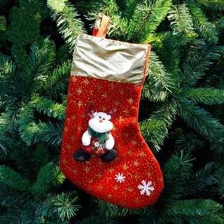 👉 Sokken 3 PC'S kerst non-woven geschenk zakken kerstboom decoraties hanger (Bear) 8733253533804