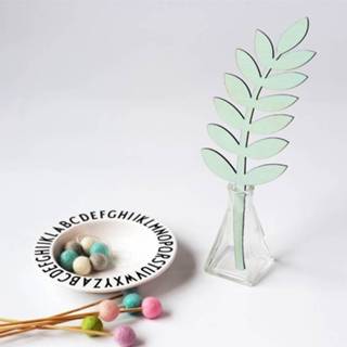 👉 Muursticker groen multiplex Elm verlaat bloemen muur stickers Home Decoratie (Laurel groen) 8733253578973