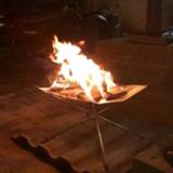 👉 Oven Outdoor brand branden draagbare vaste brandstof frame vouwen Fire rack Camping tools 8733253526547