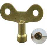 👉 Radiator brass 5 stuks Faucet sleutel Solid Lock sanitair drainage vierkante gat kraan grootte: binnendiameter 6 25 mm 8733253499438