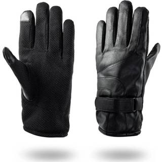 👉 Handschoenen zwart kunstleer active voor Smartphone / Touchscreen - 7432236267248