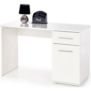 👉 Bureau wit spaanplaat Lima 120 cm breed in hoogglans