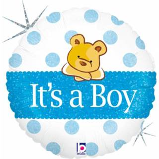 👉 Folie jongens geboorte ballon Its a Boy
