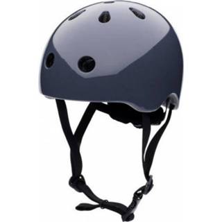 👉 Helm graphite grijs XS baby's kinderen Babyhelm / Kinderhelm Grey plain