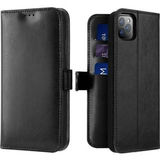 👉 Portemonnee zwart active IPhone 11 hoesje - Dux Ducis Kado Wallet Case 8719793056843