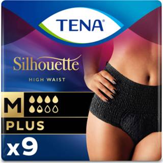 👉 Medium TENA Silhouette Plus - High Waist Noir 9 stuks 7322541095035