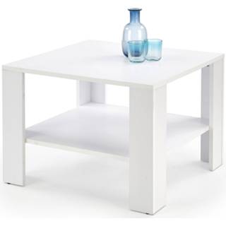 👉 Vierkante salontafel wit Gelamineerde MDF hout Kwadro 70x53x70 cm breed in