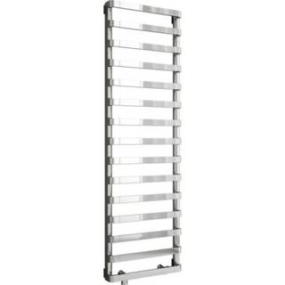 👉 Design radiatoren zwart aluminium verchroomd Nemo Stock STEPB designradiator H 1720 x L 600 mm 614 W kleur SEE060B 2E IR 01 NNN