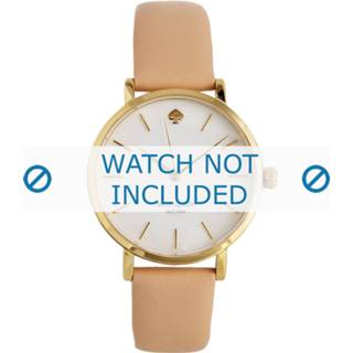 👉 Horlogeband roze leder Kate Spade New York 1YRU0073 16mm 8719217114999