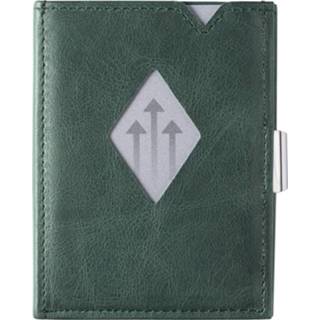 👉 Portemonnee leer mannen groen donkergroen Exentri Wallet RFID Emerald Green 7090024920159