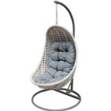 👉 Hang stoel Aluminium Tuinmeubelen grijs Fonteyn | Hangstoel Noha Grey Wash 8718836532429 1118955053312