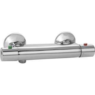 Mengkraan keramische chroom Nemo Go Isisave thermostatische douche waterbesparend hartafstand 15 cm veiligheidsblokkering schijven inclusief rozetten en Skoppelingen AG167-3(150MM)