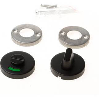 👉 Zwart vrij deurrozetten BASICS LBWC50D toiletgarnituur10mm incl.8mm s 8718009312445