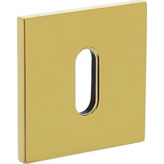 👉 Rozet messing titaan PVD modern Sleutelgat deurrozetten Olivari vierkant met 8714186483152