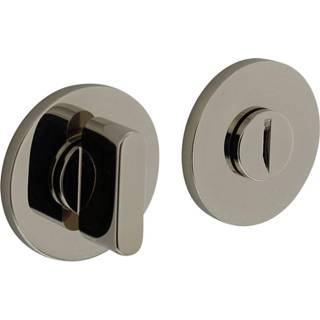 👉 Rozet nikkel titaan PVD modern vrij deurrozetten Olivari toilet-/badkamersluiting rond 8714186482094