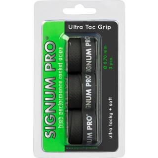 👉 Verpakking overgrips zwart tennis overgrip schwarz vochtig Ultra Tac Grip 3 Stuks 4013000300816