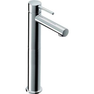 👉 Wastafelmengkraan chroom keramische Nemo Spring Sirolo eengreeps verhoogd eengats montage met vaste bek schijven 57lmin 145320PVMK#CCCC