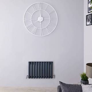 👉 Design radiatoren antraciet staal modern horizontaal revive centrale verwarming Radiator 40cm x 59,5cm 5,6cm 406Watt 5051752607592