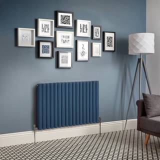 👉 Design radiatoren blauw staal donkerblauw revive Designradiator Horizontaal | Kies de Afmeting 5051752829215