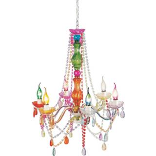 👉 Kroonluchter multicolour metaal a++ KARE Starlight Regenboog 6 lampjes