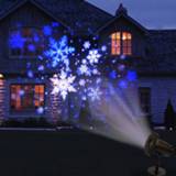 Projector Thrisdar Snowflakes Laser Lamps Snowfall LED Stage Light Outdoor Christmas Party Landscape Lawn