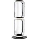 👉 Vloerlamp glas transparant Flos Noctambule - 2 High Cylinders