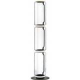 👉 Vloerlamp glas transparant Flos Noctambule - 3 High Cylinders
