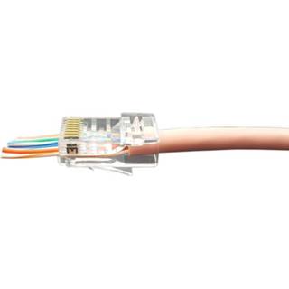 Netwerkkabel RJ45 connector doorsteekstekker-EZ-C5E EZ-RJ CAT5E 1ST voor CAT5 183279