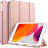 👉 Roze goud TPU unicolor unisex Rosé Osom Bookcase voor de iPad 10.2 (2019) - 6934913073865