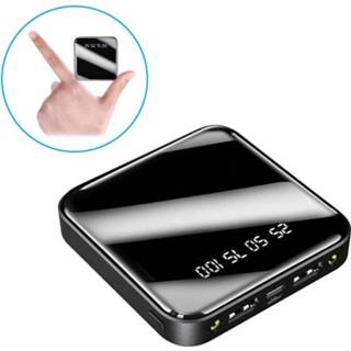 👉 Power bank zwart Mini Snelle Powerbank 10000mAh - 2x USB 5712579947956