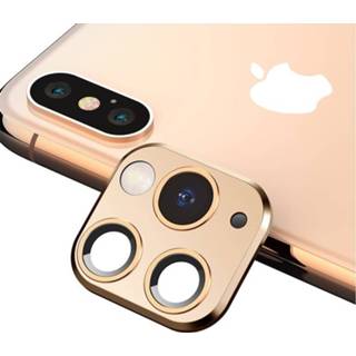 👉 Camera sticker goud XS IPhone Max Namaak - 5712580017952