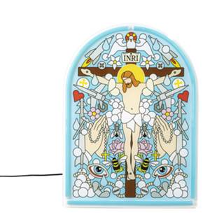 👉 Bord multicolor plastic Circus Baroque active Seletti LED Blow Gospel 8008215131030