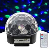 👉 Projector Bluetooth LED DJ Disco Light Sound Control Stage Lights RGB Magic Crystal Ball Lamp Effect Christmas Party