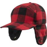 Lumber jack zwart rood Brandit Lumberjack Cap Visor beanie zwart-rood 4051773104934