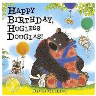 👉 Happy Birthday Hugless Douglas Board Book - David Melling 9781444924534