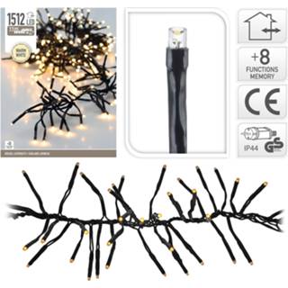 👉 Ledlamp wit Kerstlampjes (warm) cluster 11m met 1512 LED-lampjes