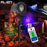 👉 Projector ALIEN RGB Waterproof Outdoor Garden Christmas Laser Holiday Party Tree Xmas Decor Effect Lighting Shower With Remote