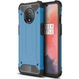 👉 Blauw lichtblauw backcover hoes Lunso - Armor Guard OnePlus 7T 9145425550769
