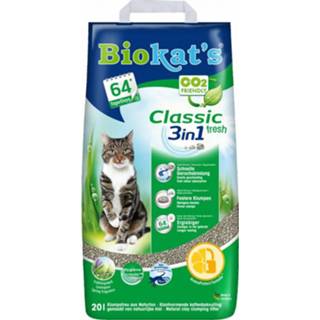 👉 Kattenbak vulling Biokat's Classic Fresh 3 In 1 - Kattenbakvulling 20 l 4002064615783 4002064615776 4002064614366