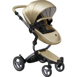 👉 Kinderwagen graphite grijs kinderen Mima Xari 2-in-1 Grey / Champagne