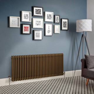 👉 Staal brons metallic windsor Kolomradiator Horizontaal | Kies de Afmeting 5051752830112