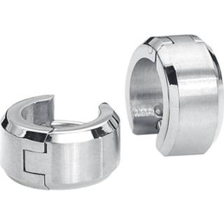 👉 Oorbel steel zilverkleurig EtNox Stainless Creoles Oorbellen 4251189212876