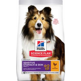 👉 Hill's Canine Adult Sensitive Stomach En Skin Medium - Hondenvoer - Kip 2.5 kg