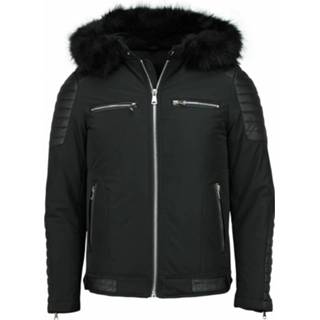 👉 Enos Winterjas met bontkraag zwart