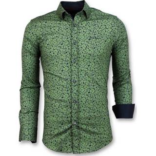 👉 Herenoverhemd XXXL male print mannen Gentile Bellini Heren overhemd planten 7435143963920