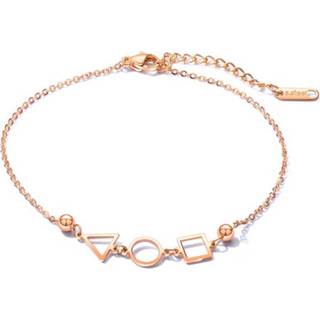 👉 Enkelband rose vrouwen Cilla Jewels Dames Geometrische Vormen 8720088559451
