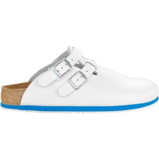 👉 Leather vrouwen wit Birkenstock Kay white natural narrow
