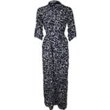 👉 Maxi dres blauw vrouwen SRNDPTY dress celeste panther