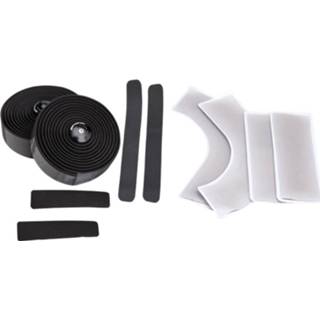 👉 Stuurlint gel pair zwart Spank Wing Bar Tape, Pad and Plug Kit - 4710155965487